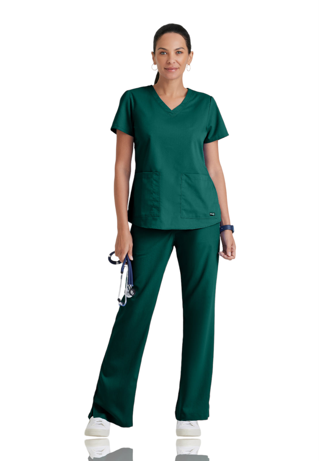 Women's V-Neck Aubrey Scrub Top