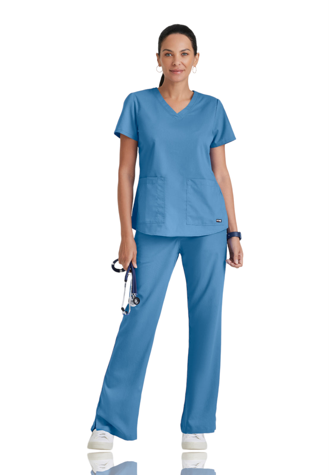 Women's V-Neck Aubrey Scrub Top