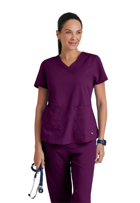 Women's V-Neck Aubrey Scrub Top