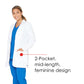 Women's Two-Pocket Tailored Fit 31.5" Hannah Lab Coat