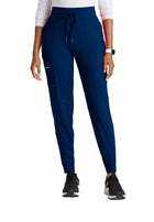 Women's Five-Pocket Pro Jogger Scrub Pant - BOP631 - Indigo (Navy)