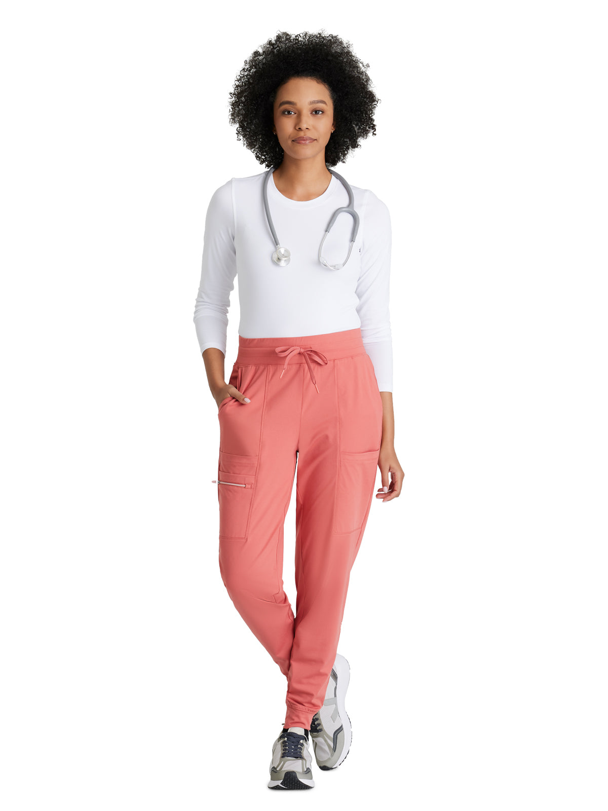 Women's 5 Pocket Drawcord Waistband Jogger Scrub Pant