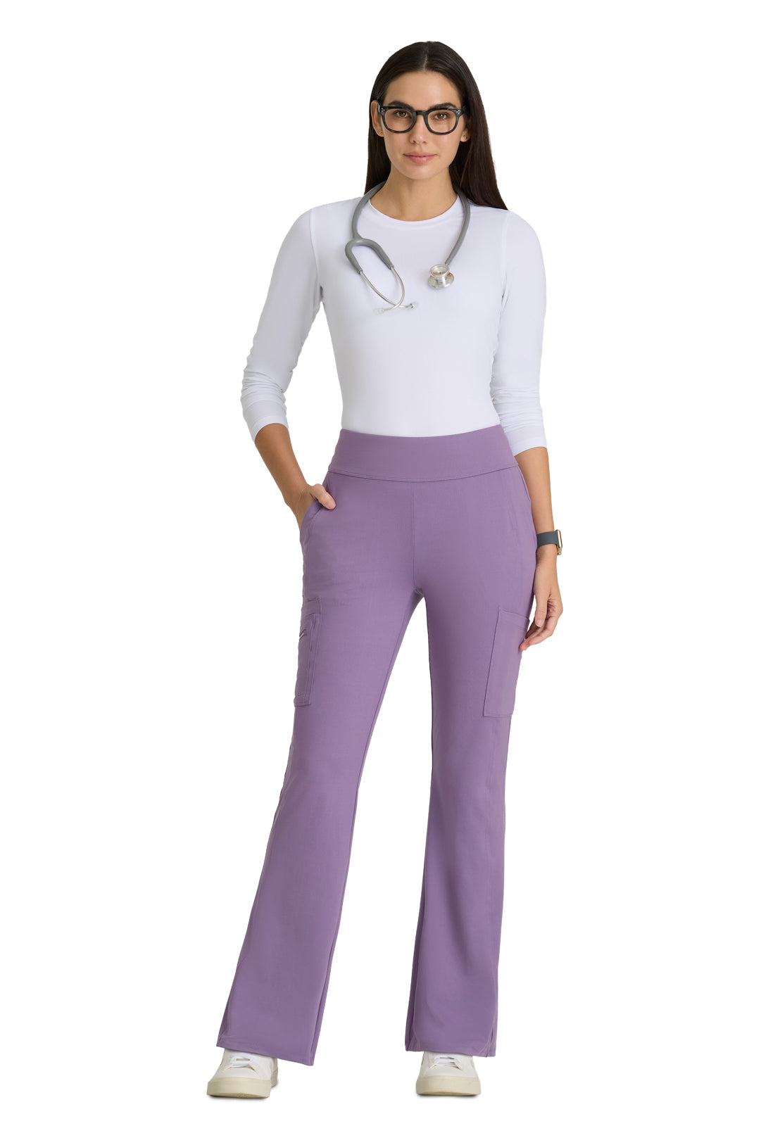 Women's 7 Pocket High-Rise Fit and Flare Pant