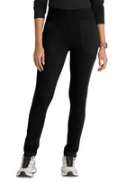 Women's Six-Pocket Strive Legging Scrub Pant - BOP700 - Black