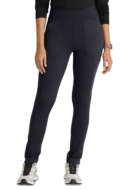 Women's Six-Pocket Strive Legging Scrub Pant - BOP700 - Steel