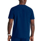 Men's Two-Pocket Ribbed V-Neck Velocity Scrub Top