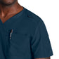 Men's Two-Pocket Ribbed V-Neck Velocity Scrub Top