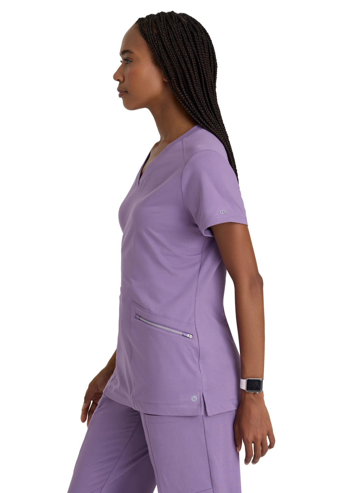 Women's 2 Pocket V-Neck Top