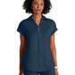 Women's 2 Pocket Zip Neck Dolman Scrub Top