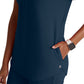 Women's 2 Pocket Zip Neck Dolman Scrub Top