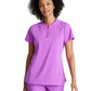 Women's 2 Pocket Banded Zip Collar Flux Scrub Top