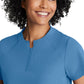 Women's 2 Pocket Banded Zip Collar Flux Scrub Top