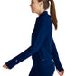 Women's Kangaroo Pocket Zip-Up Warm-Up Scrub Jacket