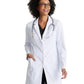 Women's Three-Pocket 35" Mid-Length Grace Lab Coat - BRC966 - White