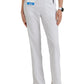 Women's Five-Pocket Slim Purpose Scrub Pant - BUP601 - White