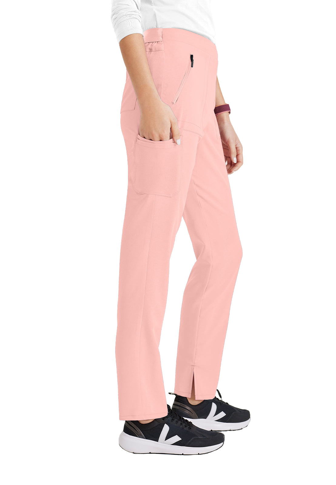 Women's Flat Front Waistband Scrub Pant