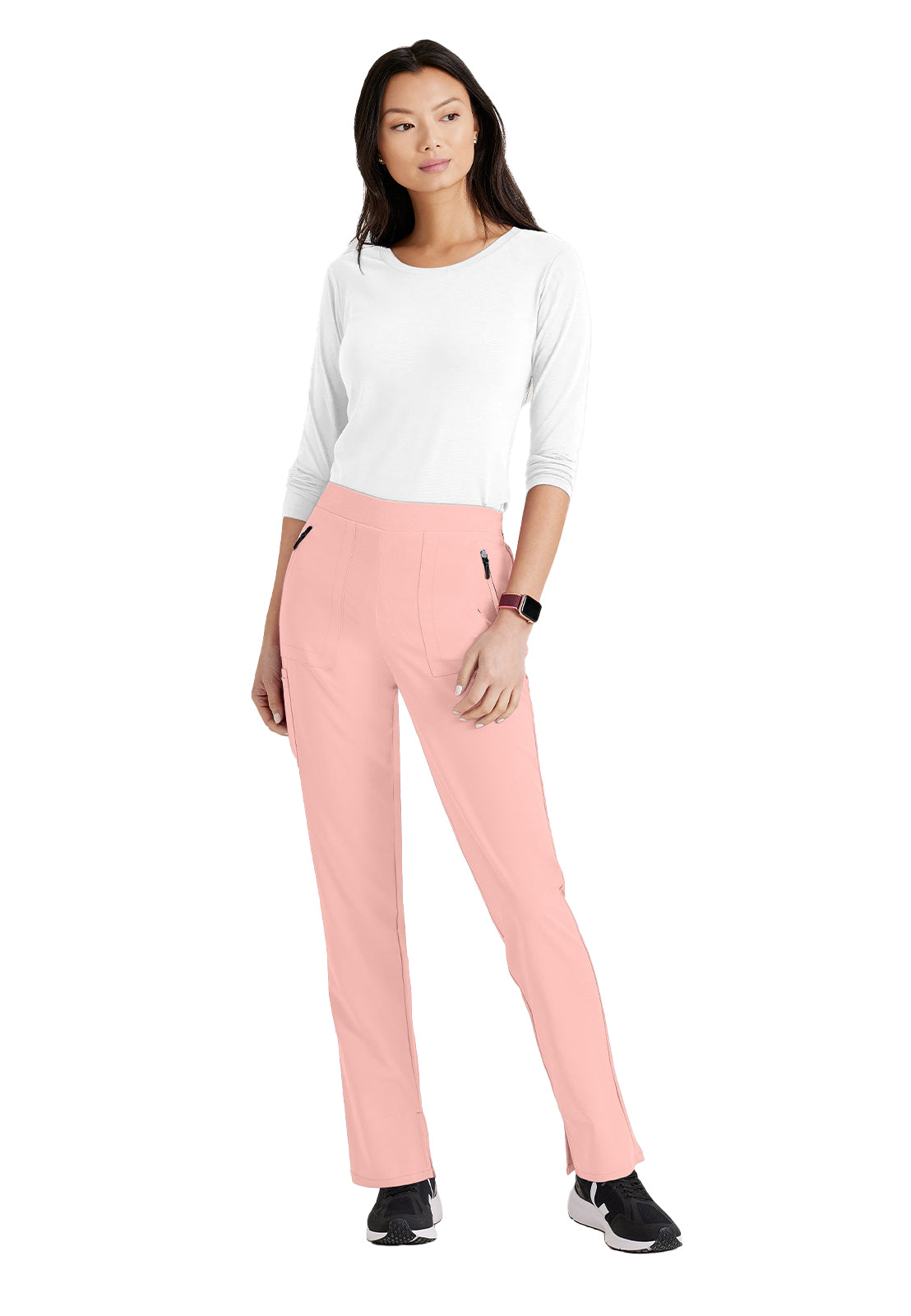 Women's Flat Front Waistband Scrub Pant