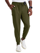 Men's Six-Pocket Zip-Fly Rally Jogger Scrub Pant - BUP602 - Olive
