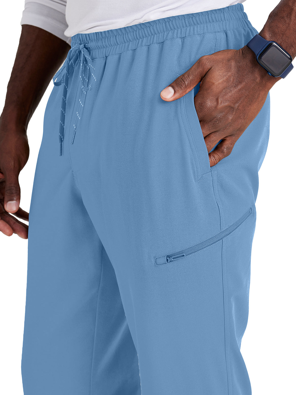 Men's Rib Cuff Jogger Style Scrub Pant