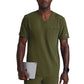 Men's Three-Pocket V-Neck Rally Scrub Top - BUT153 - Olive