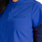 Women's Henley Style Scrub Top