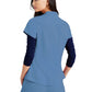 Women's Henley Style Scrub Top