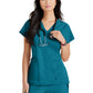 Women's Tool Strip Detail Scrub Top