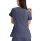 Women's Tool Strip Detail Scrub Top