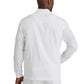 Men's Rib Trimmed Mock Neck Scrub Jacket