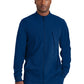 Men's Rib Trimmed Mock Neck Scrub Jacket