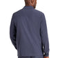 Men's Rib Trimmed Mock Neck Scrub Jacket