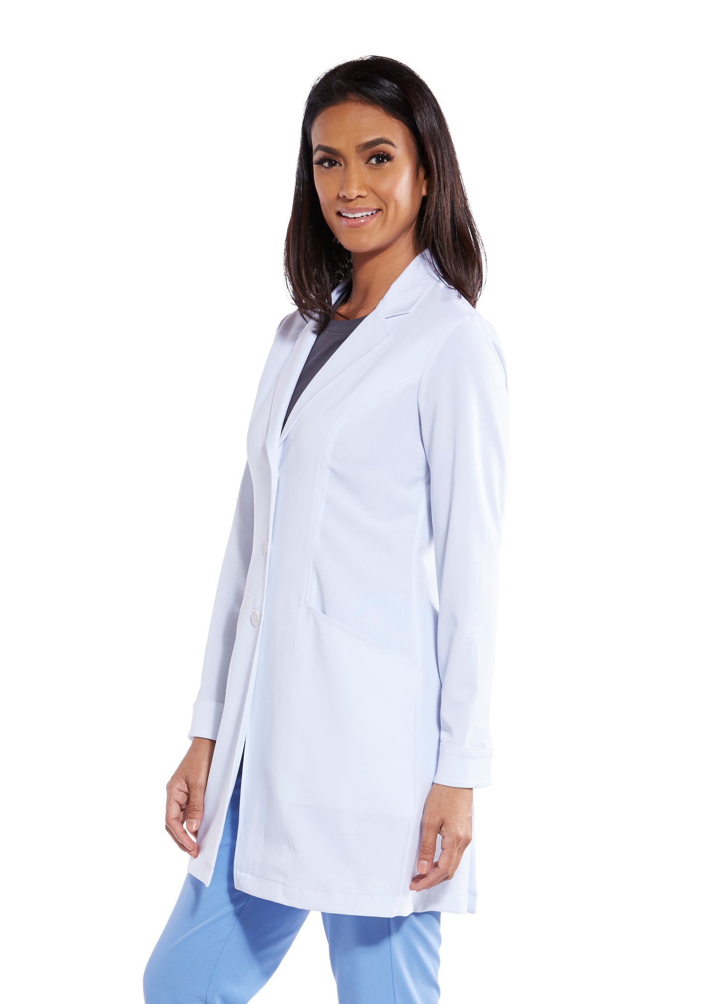 Women's Two-Pocket Princess Seam 34"  Eve Lab Coat