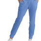 Women's Five-Pocket Mid-Rise Kira Jogger Scrub Pant - GRP534 - Ciel Blue