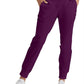 Women's Five-Pocket Mid-Rise Kira Jogger Scrub Pant - GRP534 - Wine