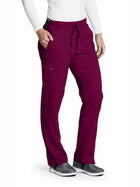 Women's Three-Pocket Kim Scrub Pant - GRSP500 - Wine