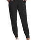 Women's Seven-Pocket Carly Jogger Scrub Pant - GRSP527 - Black