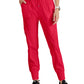 Women's Seven-Pocket Carly Jogger Scrub Pant - GRSP527 - Scarlet Red