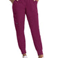 Women's Seven-Pocket Carly Jogger Scrub Pant - GRSP527 - Wine