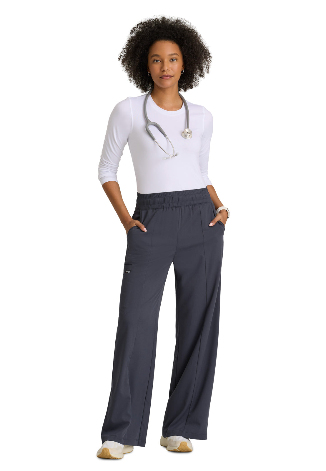 Five Pocket Elastic Waistband Emerson Scrub Pant