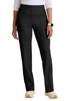 Women's Six-Pocket Momentum Scrub Pant - GRSP685 - Black