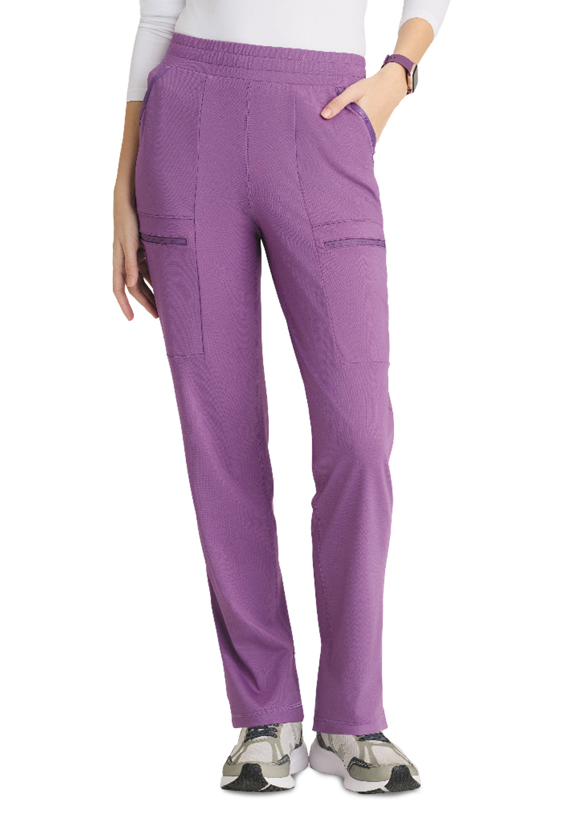 Women's Six-Pocket Momentum Scrub Pant - GRSP685 - Imperial Violet