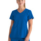 Women's Three-Pocket V-Neck Serena Scrub Top - GRST045 - New Royal