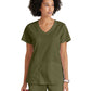 Women's Three-Pocket V-Neck Serena Scrub Top - GRST045 - Olive