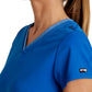 Women's Meredith 4-Pocket Two-Tone V-Neck Top