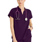 Women's Two-Pocket Avery Scrub Top - GRST230 - Eggplant