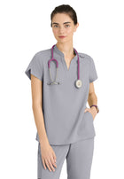 Women's Two-Pocket Avery Scrub Top - GRST230 - Moonstruck