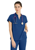 Women's Two-Pocket Avery Scrub Top - GRST230 - Galaxy
