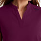 Women's 2 Pocket Banded Collar Avery Scrub Top