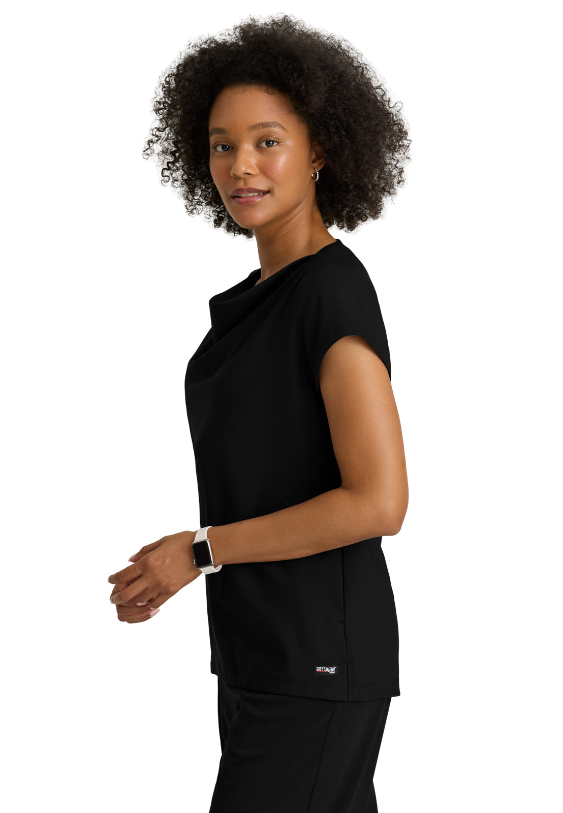 Two Pocket Cowl Neck Marisol Scrub Top