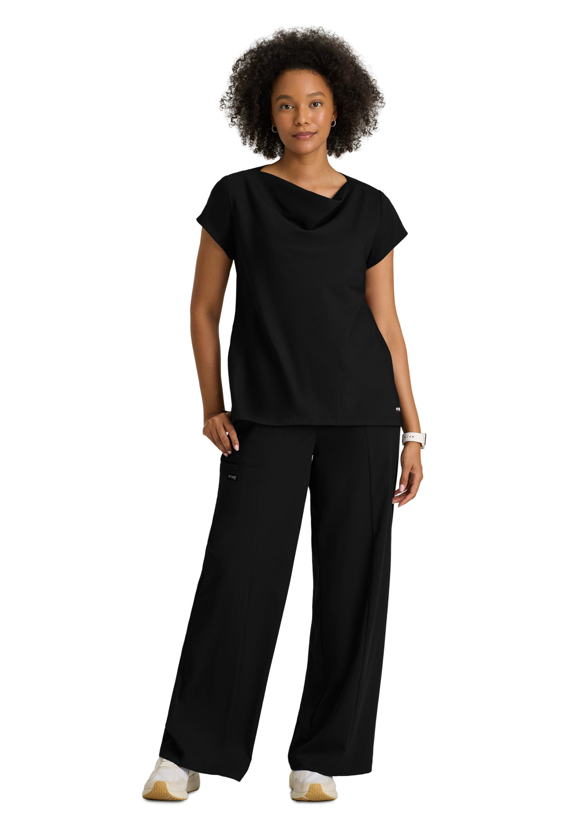 Two Pocket Cowl Neck Marisol Scrub Top